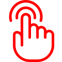 Botões de toque por pulso